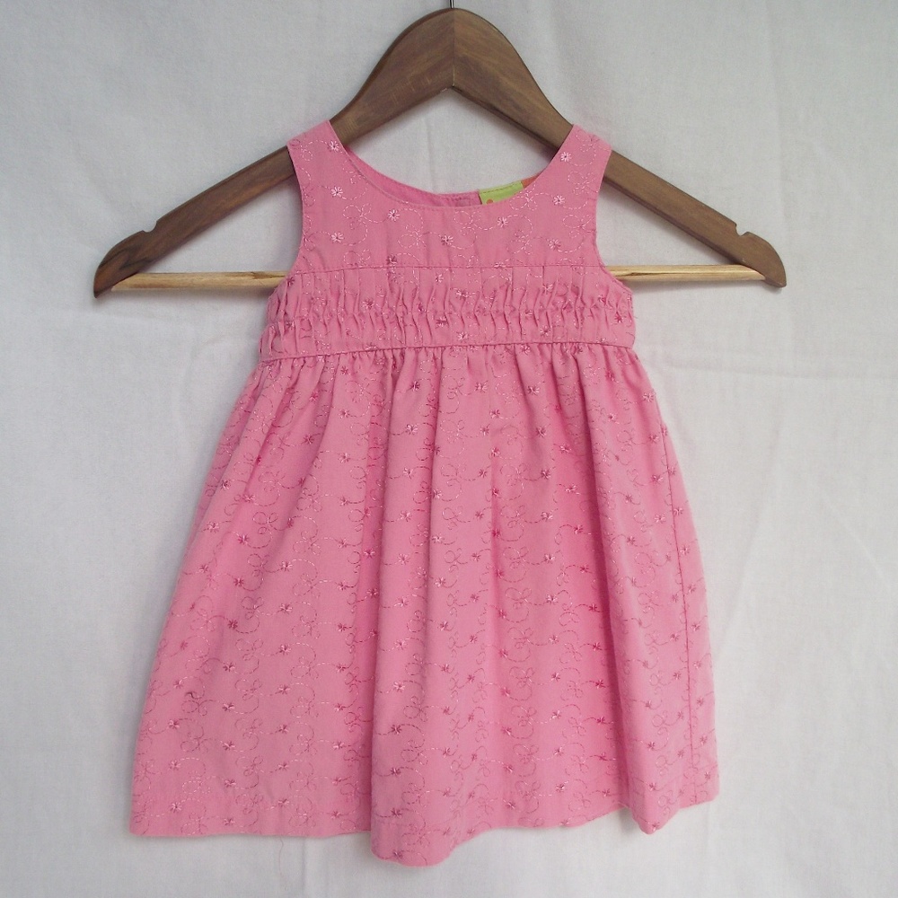 Baby Girl's Pink Eyelet Dress
